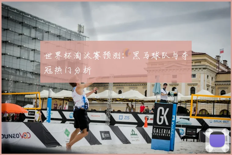 世界杯淘汰赛预测:黑马球队与夺冠热门分析
